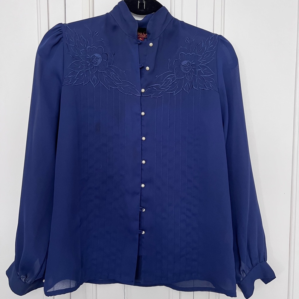 Beautiful vintage sheer blouse